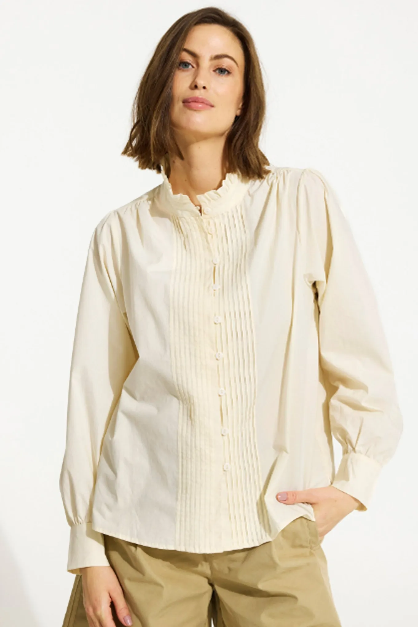 Aida shirt Creme 16522