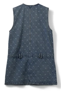 ALBERTINESW DENIM MINI DRESS 5036 Blue S261201