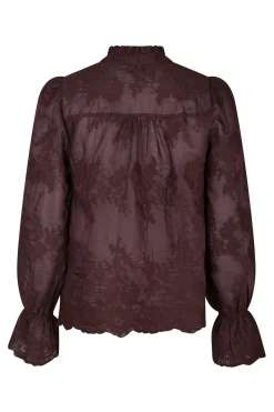 Amara Big Embroidery Burgundy 163032