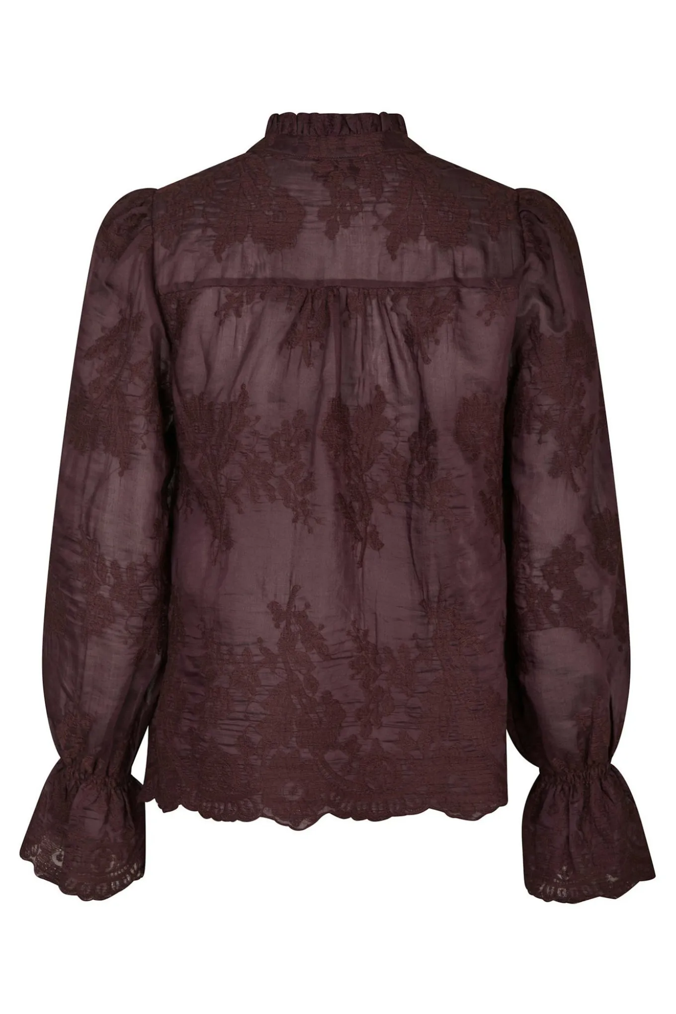 Amara Big Embroidery Burgundy 163032