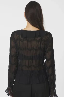 Anika Crepe Chiffon Black 167042