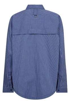 AnizaCC Oversize Slit Shirt 76New Blue 45016