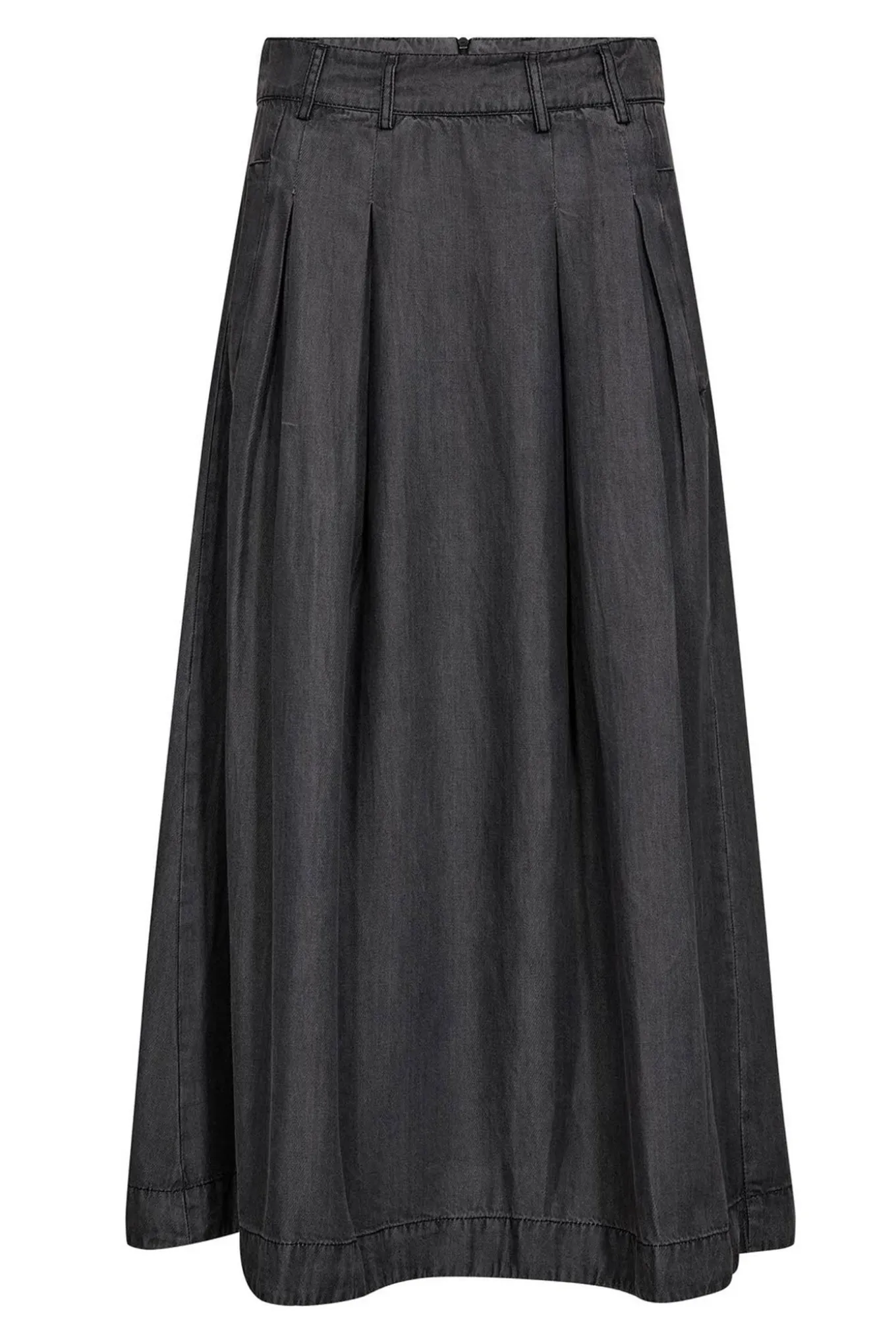 AnyaCC Denim Pleat Skirt 96Black 34181