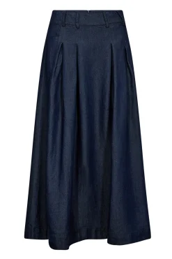 AnyaCC Denim Pleat Skirt 575Navy Denim 34181