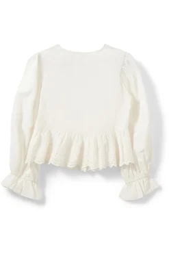 ARIASW BRODERIE ANGLAISE SHIRT 0103 Off white S261185
