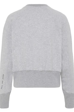 BAALBERTA SWEAT CARDIGAN MEDIUM GRAY MELANGE 90000593 50408097