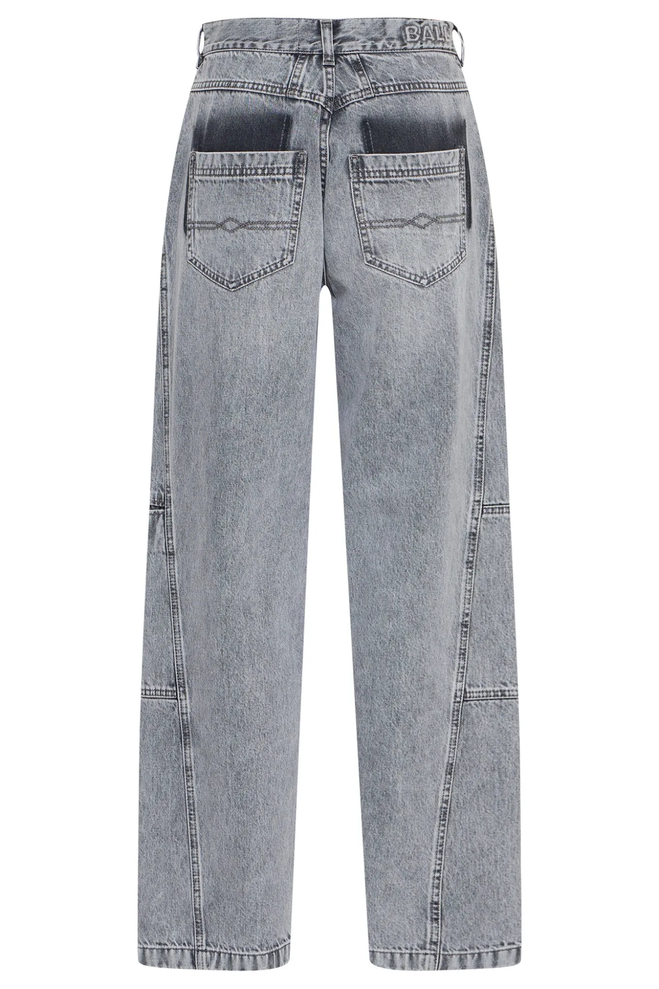 BACAMMIE CURVED JEANS Grey Denim 50405099