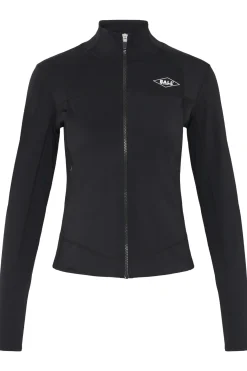 BAFORMA LS ZIPBLOUSE Black 193911 50405369