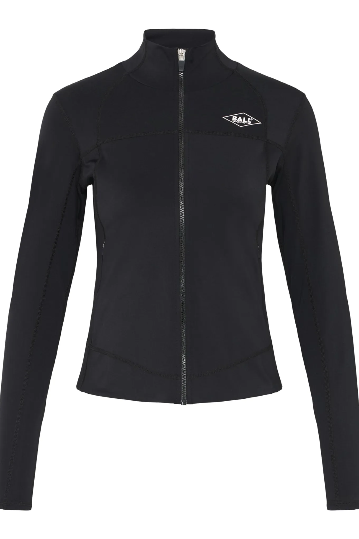 BAFORMA LS ZIPBLOUSE Black 193911 50405369