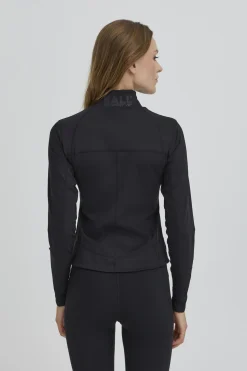 BAFORMA LS ZIPBLOUSE Black 193911 50405369