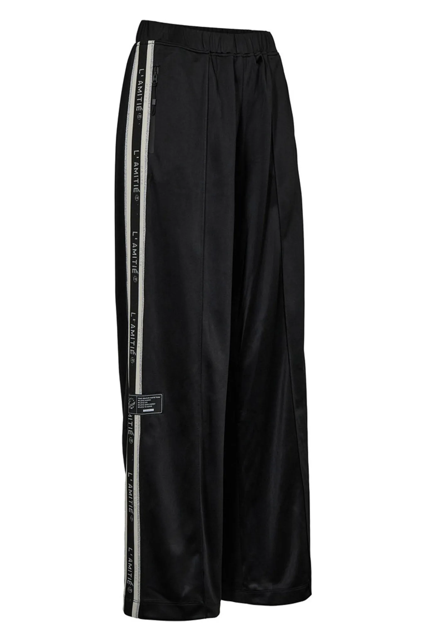 Baggy Lurex Logo Tall Track Pa Black HL10415