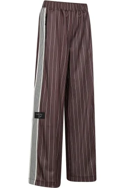 Baggy Pin Stripe Track Tall Pa Mocca HL10578