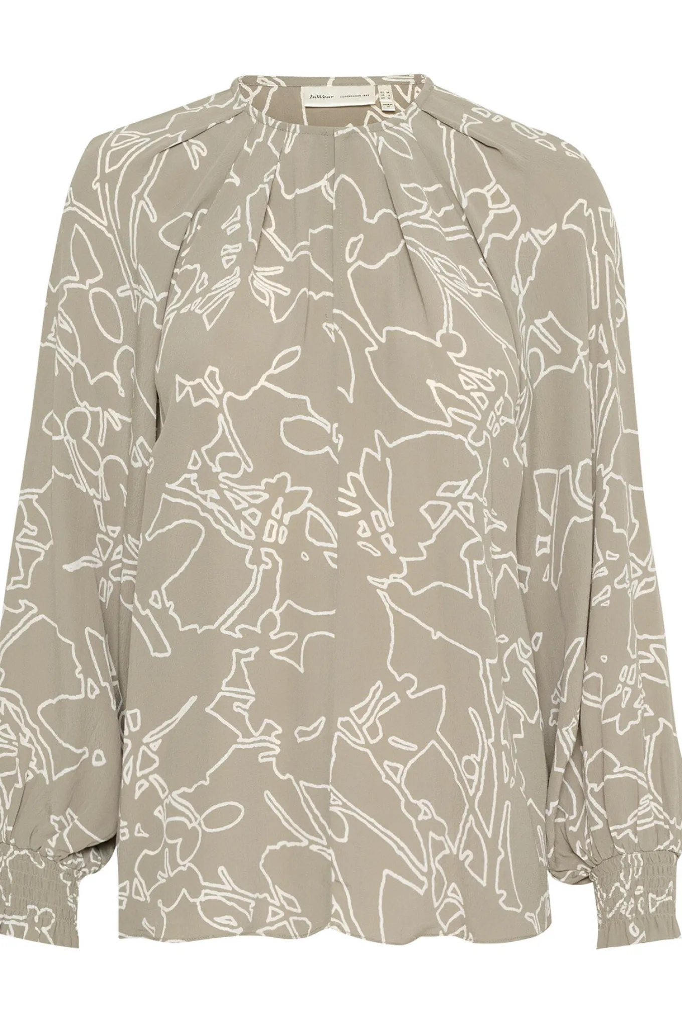 BaitiIW Blouse Pinetree Silhuette Lines 30109420
