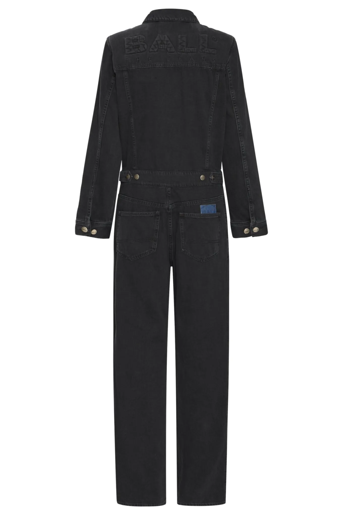 BAPIETRO EMBOSSED JUMPSUIT BLACK INK WASH 50405355