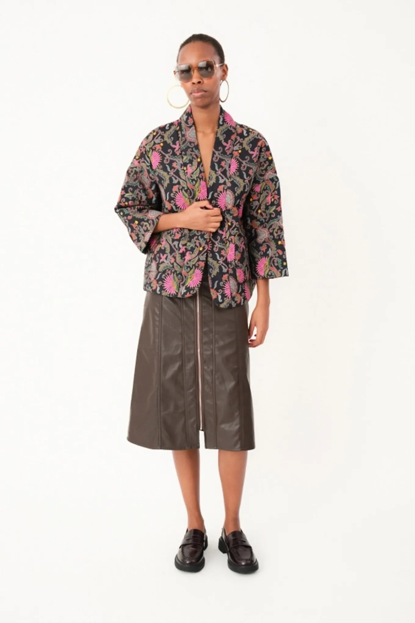 BarbraLL Jacket LS 74 Flower Print 254016000
