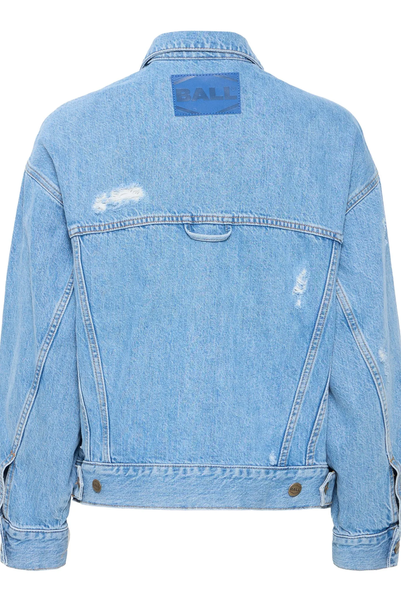 BASERRE CLASSIC DENIM JACKET Light Blue Denim 50405172