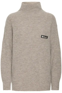 BASTACY HIGH NECK PULLOVER Vintage Khaki 50405352