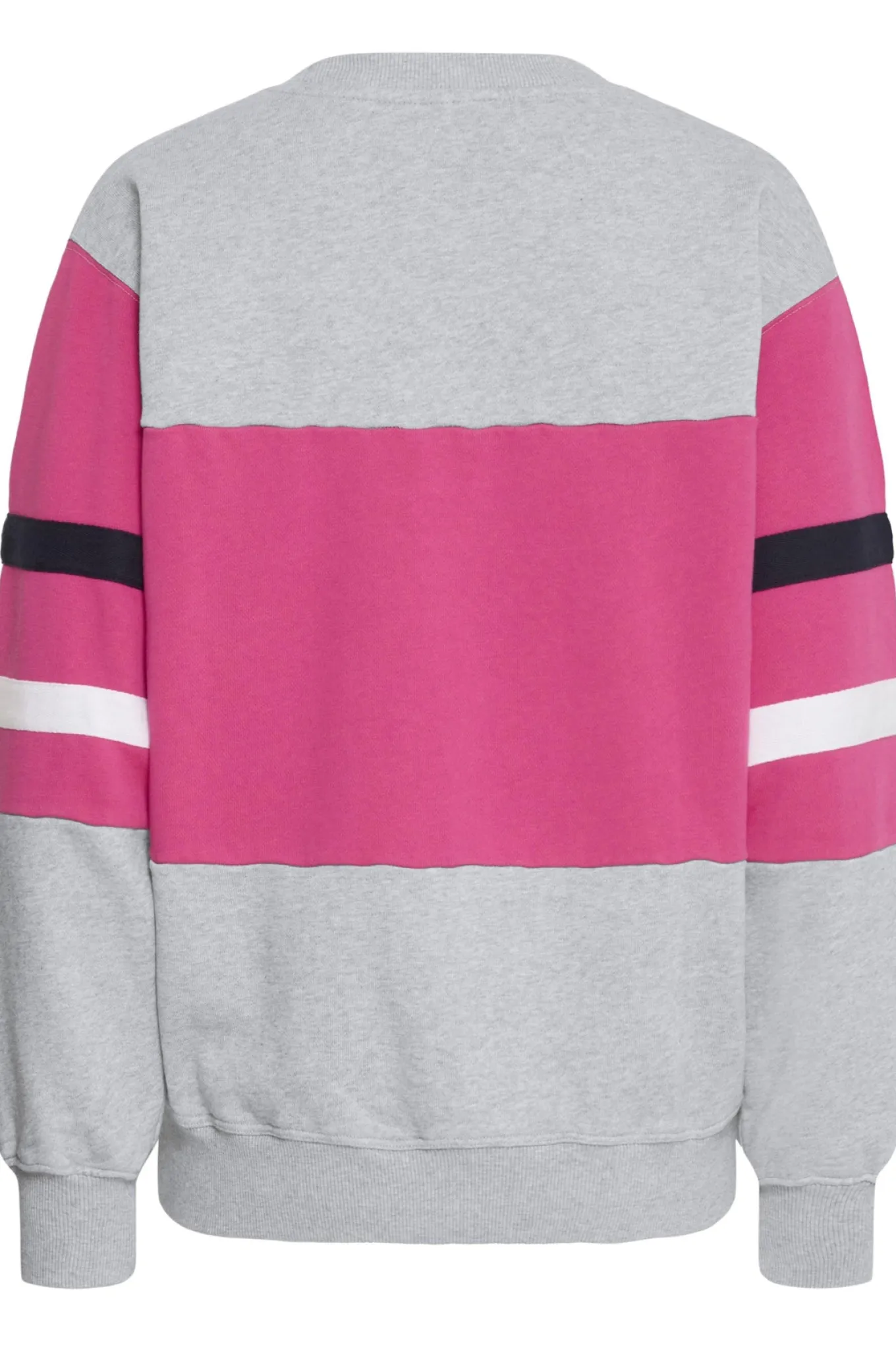 BATOMASSO SWEAT Medium Grey Melange w. Lilac 50405068