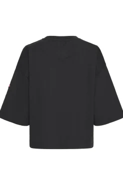 BAVIOLA CROPPED OZ TEE Black 50405332
