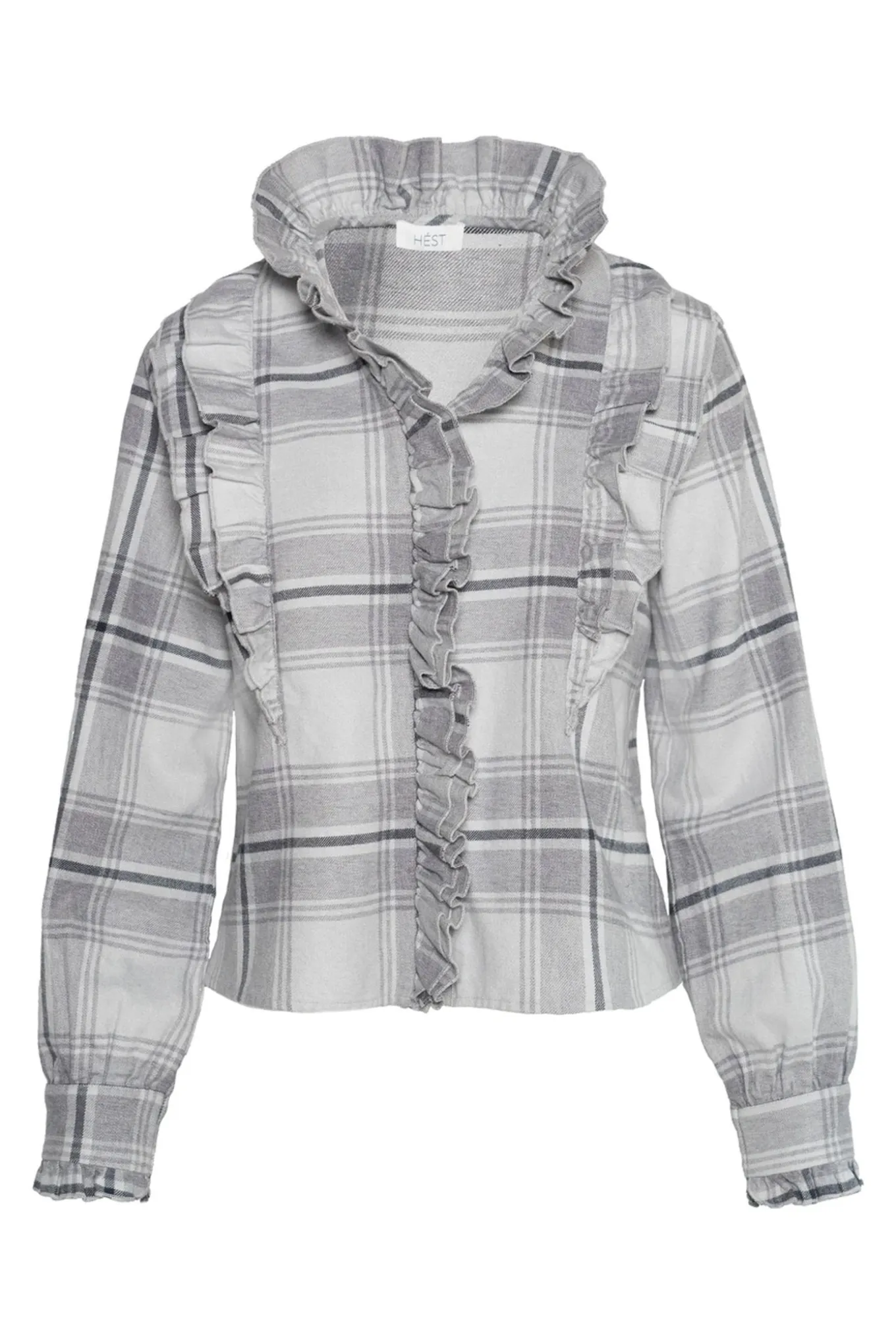 BEATRICE Blouse 9601Grey Check 2530190243
