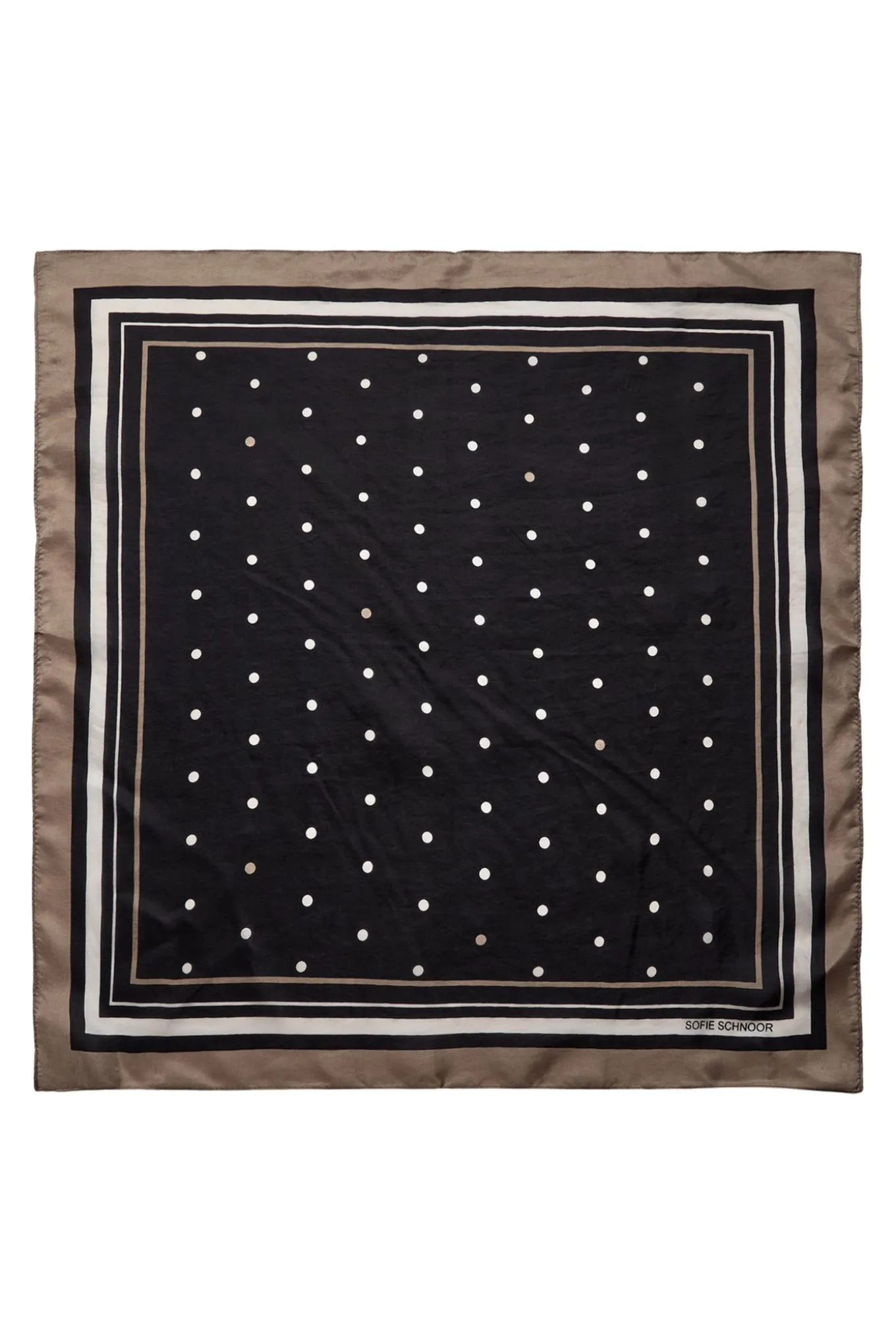 BETTYSW SCARF 8051 Dark Grey Striped S261900