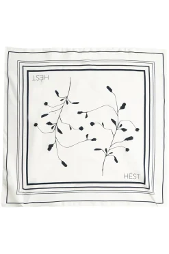 BLACK TWIG Scarf Large 0003 White Alyssum 2510330219