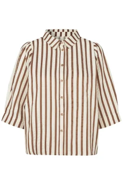 Bonoll Shirt Ss Dark Mokka 261631046
