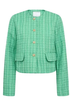 CalvinCC Boucle Jacket 34Green 40039