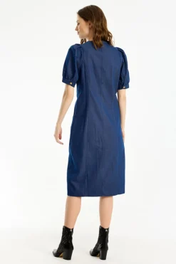 Camala dress Denim blue 16727