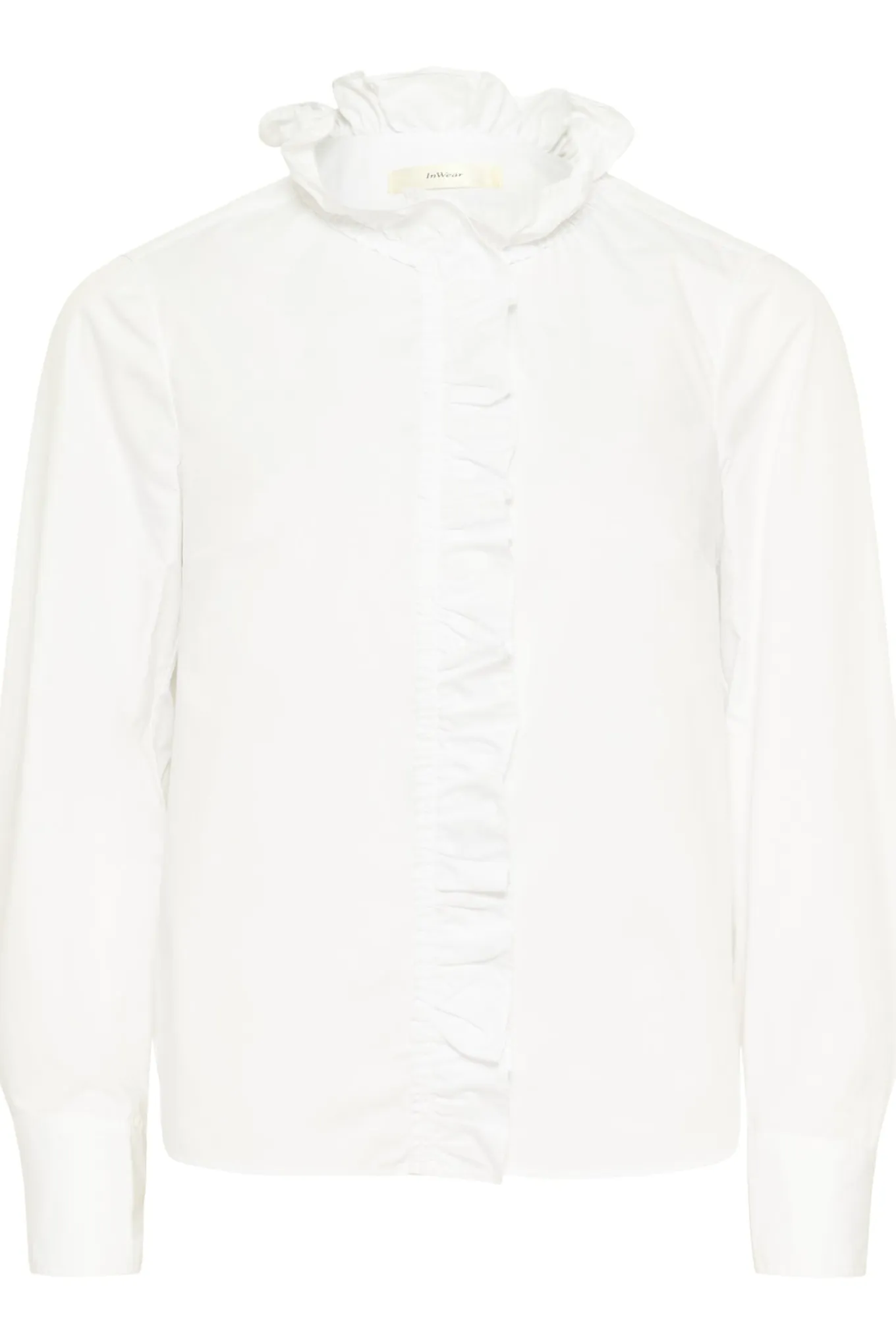 CAPELLAIW FRILL SHIRT Pure White 300001 30112193