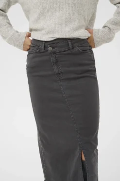 CARLINAIW DENIM SKIRT Black Oyster 190205 30112181