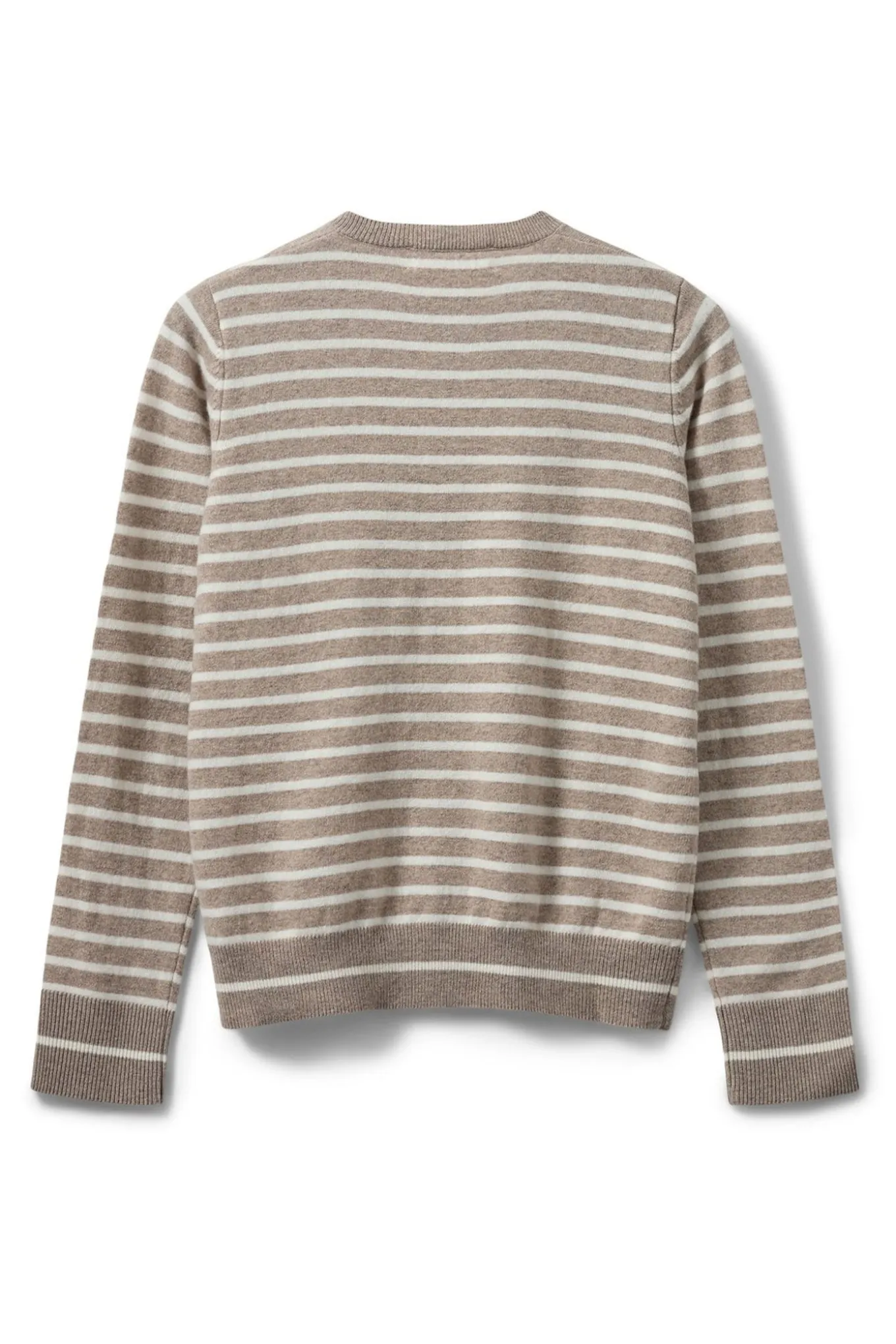 CISSESW STRIPE CARDIGAN 7118 Light Brown Striped SNOS432