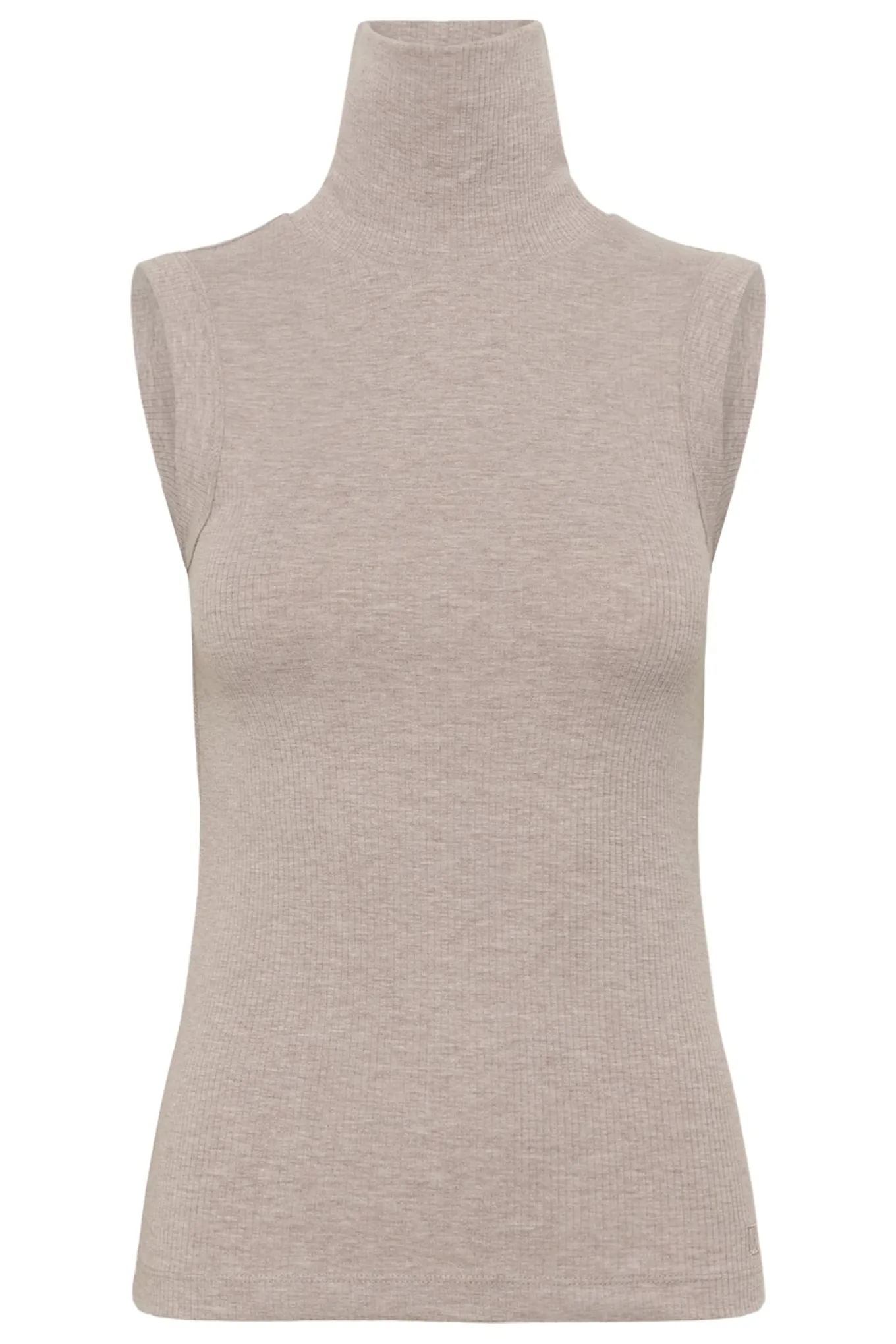 DagnaIW Melange Rollneck Top Chateau Gray Melange 1545031 30107007