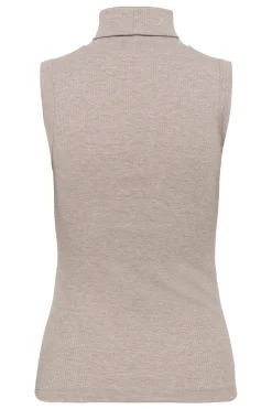 DagnaIW Melange Rollneck Top Chateau Gray Melange 1545031 30107007