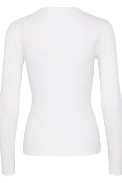 DagnaIW VNeck LS Pure white 30109586