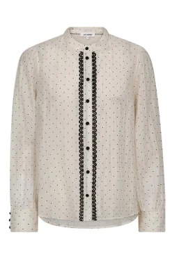 DallyCC Dot Shirt 11Off white 45008