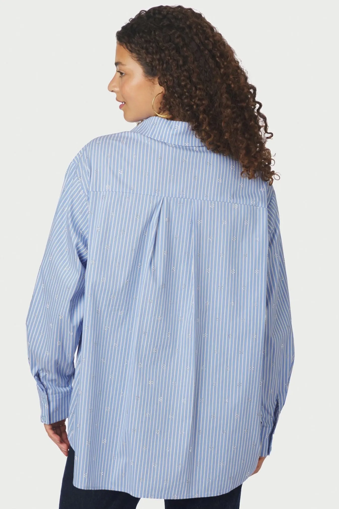 Dalma Decoration Shirt Light Blue 166911
