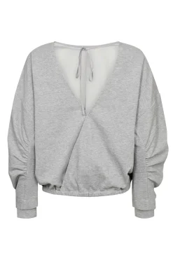DengiCC Open Back Sweat 57Grey Melan 37046