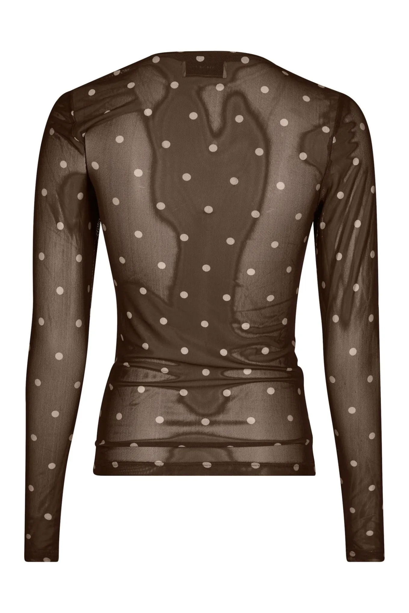Ella Dot Blouse Brown 168270