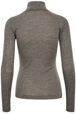 FangIW Rollneck Brown Melange 30106097