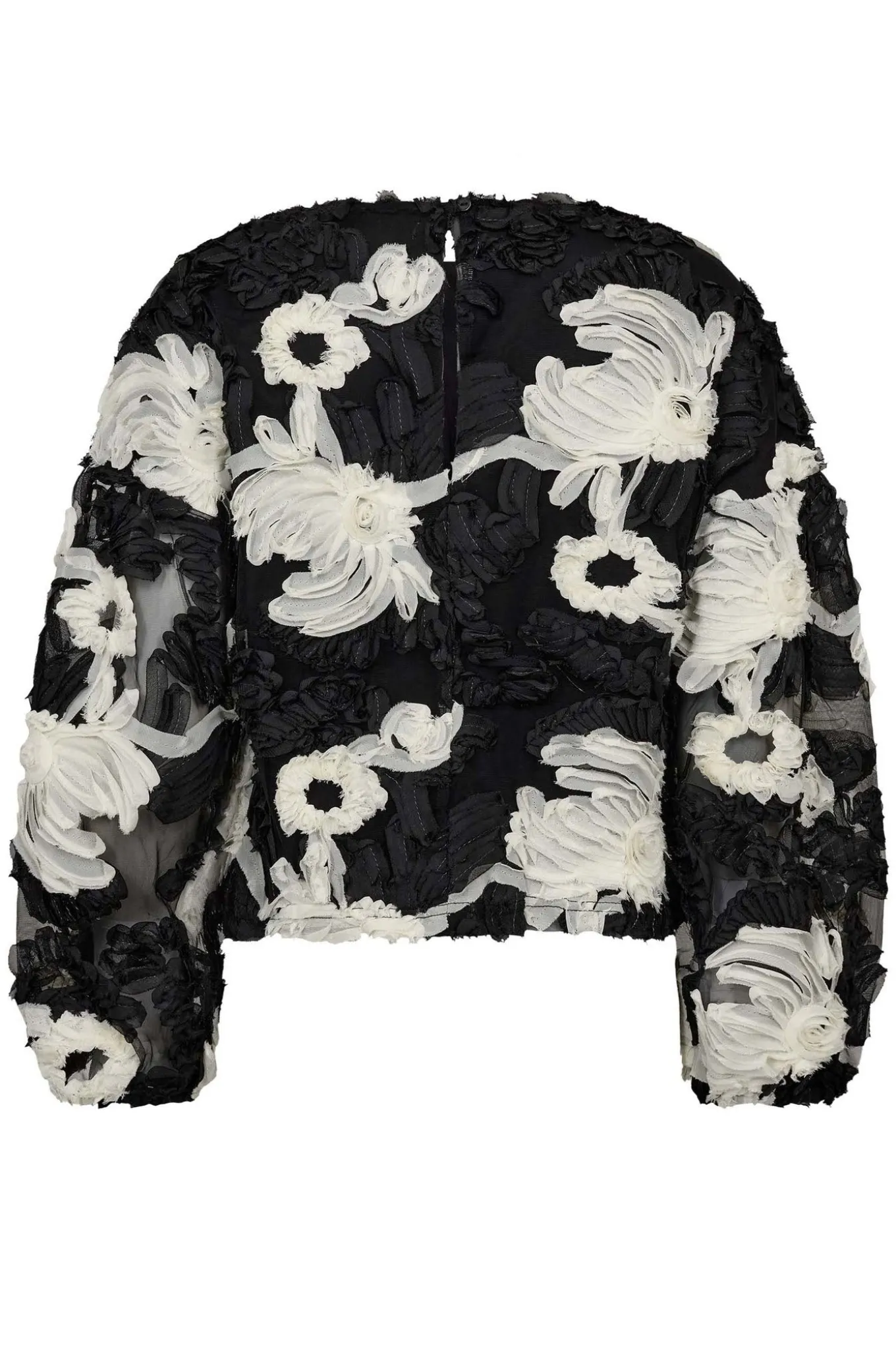 FleurCC Fluffy Blouse 96Black 35951
