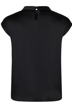 Fleur Drapy Satin Black 160990