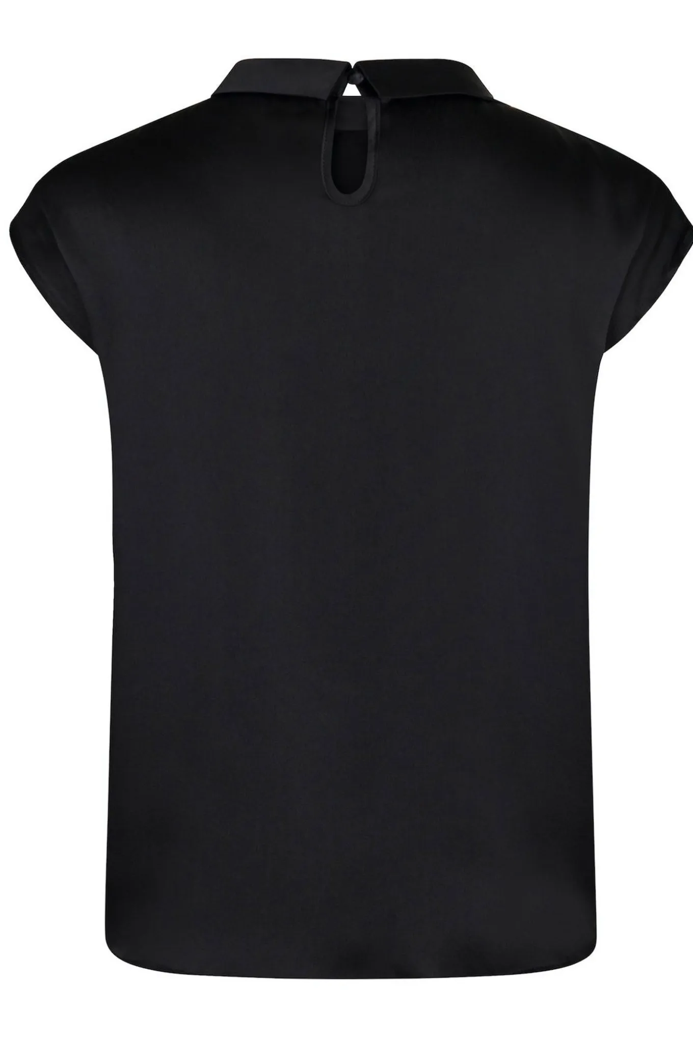 Fleur Drapy Satin Black 160990