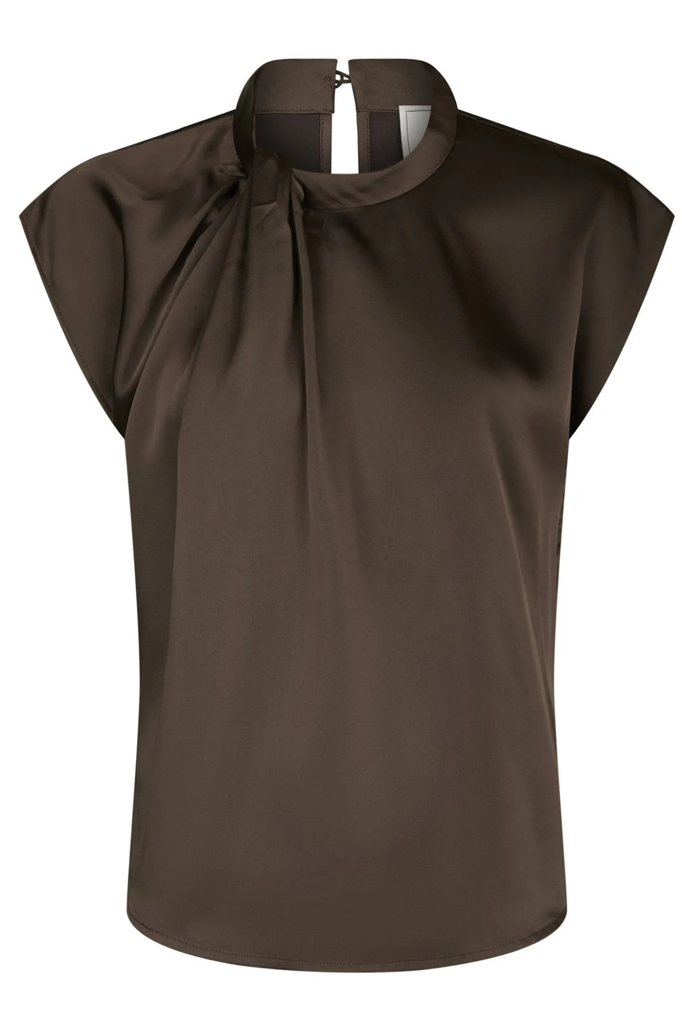 Fleur Drapy Satin Dark brown 160990