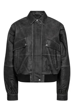 FloydCC Leather Bomber 96Black 40008
