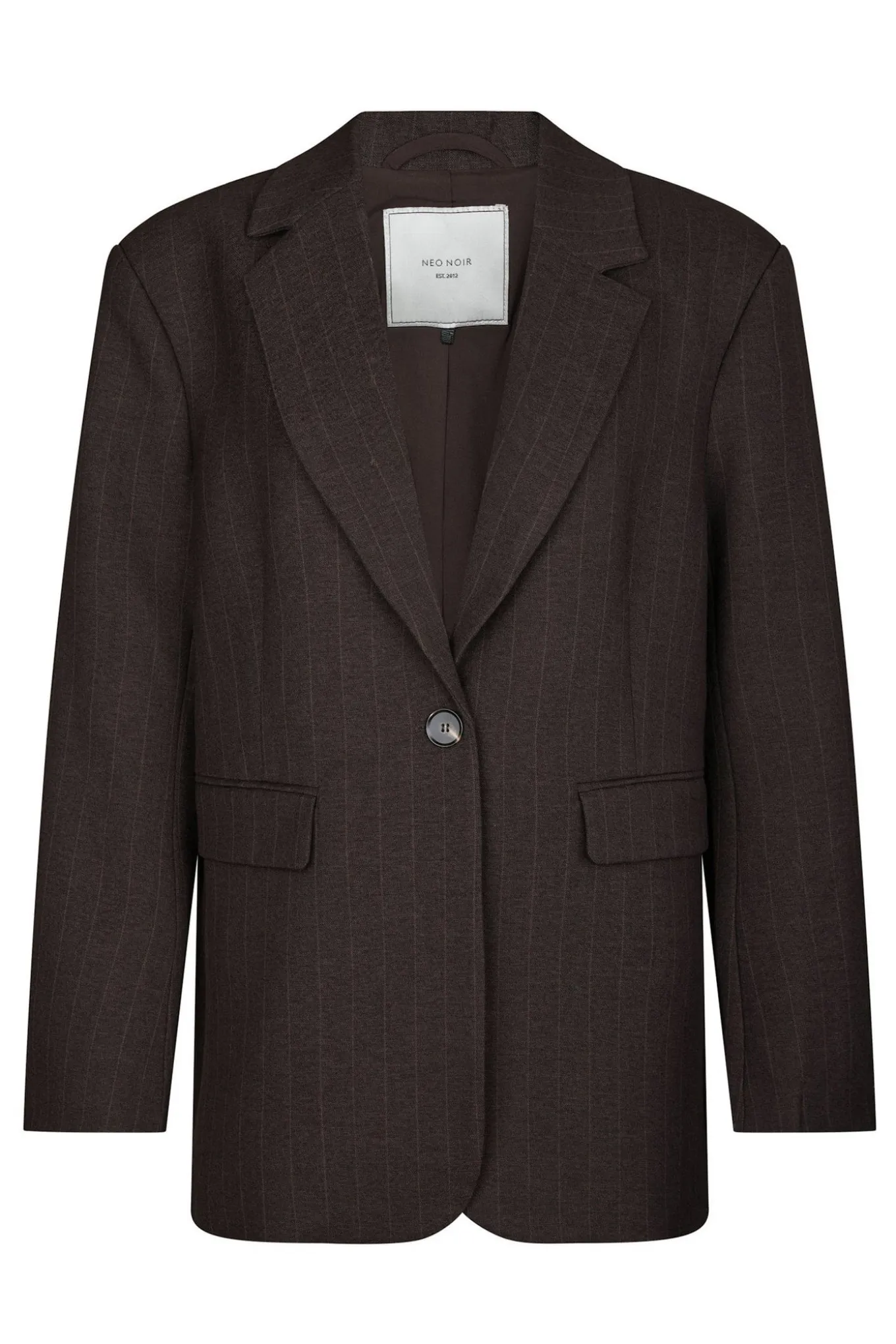Gaby Pinstripe Dark brown 168204