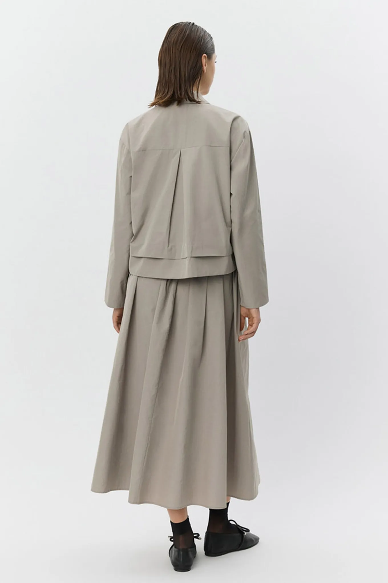 GEMSW SHORT JACKET 3072 Dusty green S261255