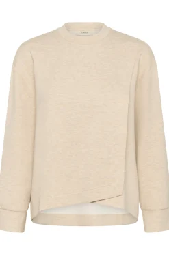 GidaIW Melange Vincent Sweatsh Haze Melange 30111104