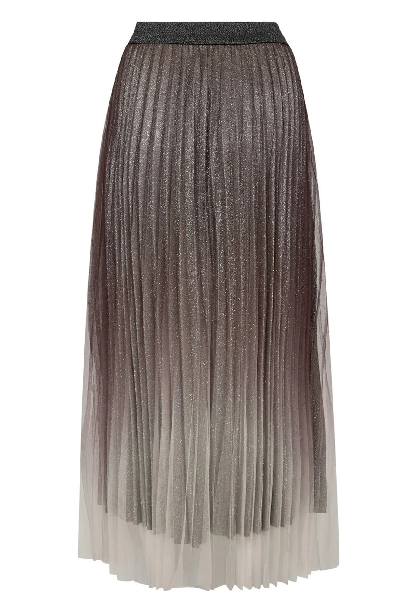 GlitterCC Plissé Skirt 145Dark Brown 34211