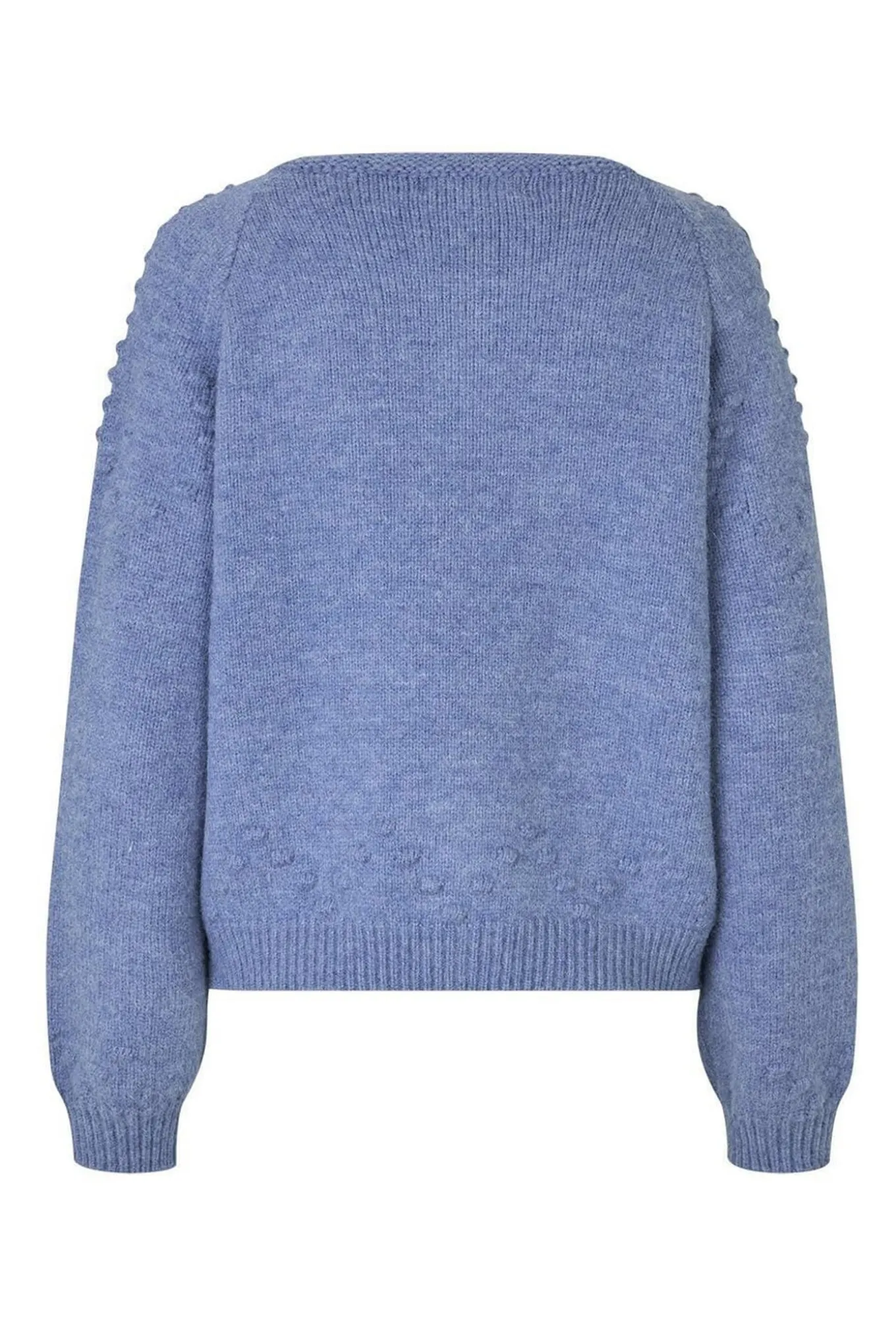 GracelynnLL Knit Cardigan LS 24 Blue Melange 254975020